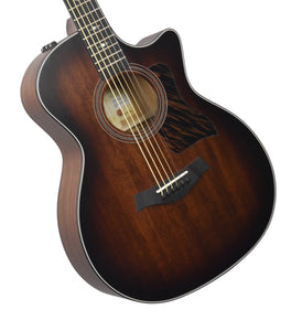 Taylor 324ce Baritone-6 Ltd Grand Auditorium Acoustic-Electric in Shaded Edge Burst 1208185063