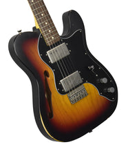 Used 2024 Nashguitars T-72TL Semi-Hollow in 3-Tone Sunburst NG5903