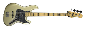 Used 2018 Fender American Elite Jazz Bass Guitar in Champagne US18039422