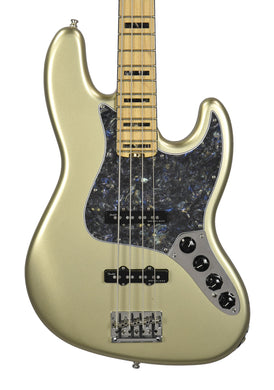 Used 2018 Fender American Elite Jazz Bass Guitar in Champagne US18039422