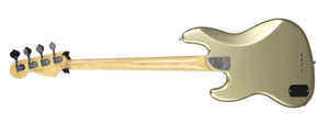 Used 2018 Fender American Elite Jazz Bass Guitar in Champagne US18039422