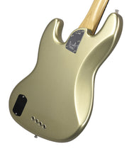 Used 2018 Fender American Elite Jazz Bass Guitar in Champagne US18039422