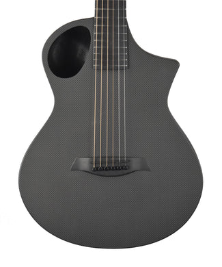 Used Composite Acoustics Cargo Raw Travel Guitar in Black 003BCB0913381