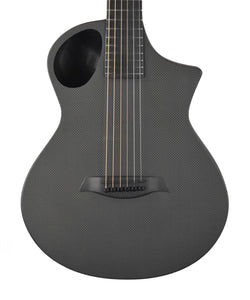 Used Composite Acoustics Cargo Raw Travel Guitar in Black 003BCB0913381