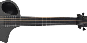 Used Composite Acoustics Cargo Raw Travel Guitar in Black 003BCB0913381