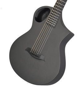 Used Composite Acoustics Cargo Raw Travel Guitar in Black 003BCB0913381