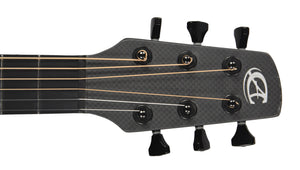 Used Composite Acoustics Cargo Raw Travel Guitar in Black 003BCB0913381