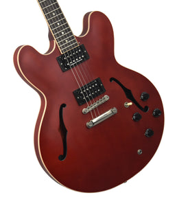 Used 2014 Gibson ES-335 Semi Hollow in Satin Cherry 13374720 - The Music Gallery