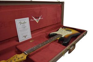 Fender Custom Shop Masterbuilt 63 Stratocaster Journeyman Relic by Yuriy Shishkov in Chocolate 3-Tone Sunburst R144996