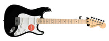 Squier Sonic Stratocaster in Black ICSJ25029200 - The Music Gallery