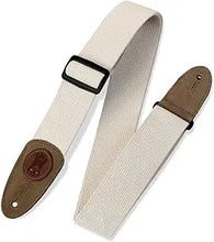 Levy's 2" Cotton Guitar Strap with Suede Ends