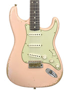 Fender Custom Shop Masterbuilt 1963 Stratocaster Relic by Dennis Galuszka in Shell Pink R138892 - The Music Gallery