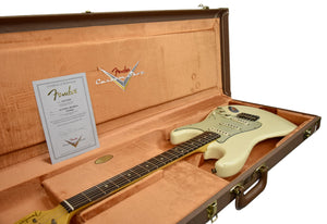 Fender Custom Shop Masterbuilt 63 Stratocaster Journeyman Relic by Yuriy Shishkov in Vintage White R143698