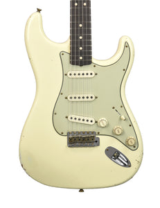 Fender Custom Shop Masterbuilt 63 Stratocaster Journeyman Relic by Yuriy Shishkov in Vintage White R143698