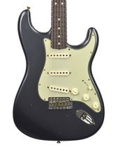 Fender Custom Shop 63 Stratocaster Journeyman Relic in Charcoal Frost Metallic R141833 - The Music Gallery