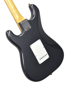 Fender Custom Shop 63 Stratocaster Journeyman Relic in Charcoal Frost Metallic R141833 - The Music Gallery
