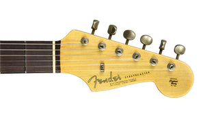 Fender Custom Shop 63 Stratocaster Journeyman Relic in Charcoal Frost Metallic R141833 - The Music Gallery
