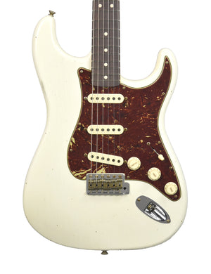 Fender Custom Shop 63 Stratocaster Journeyman Relic in Aged Olympic White R141279