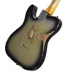 Used 2023 Fender Custom Shop 52 Telecaster Heavy Relic HS in Super Aged Silver Sparkle R127192