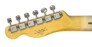 Used 2023 Fender Custom Shop 52 Telecaster Heavy Relic HS in Super Aged Silver Sparkle R127192
