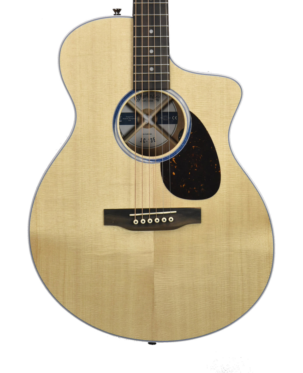 Martin SC-13E Acoustic-Electric Guitar in Natural 2952850