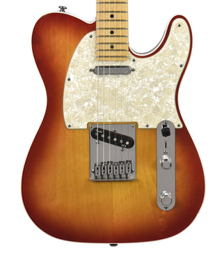Used 2015 Fender American Deluxe Telecaster in Aged Cherry Sunburst US15020198