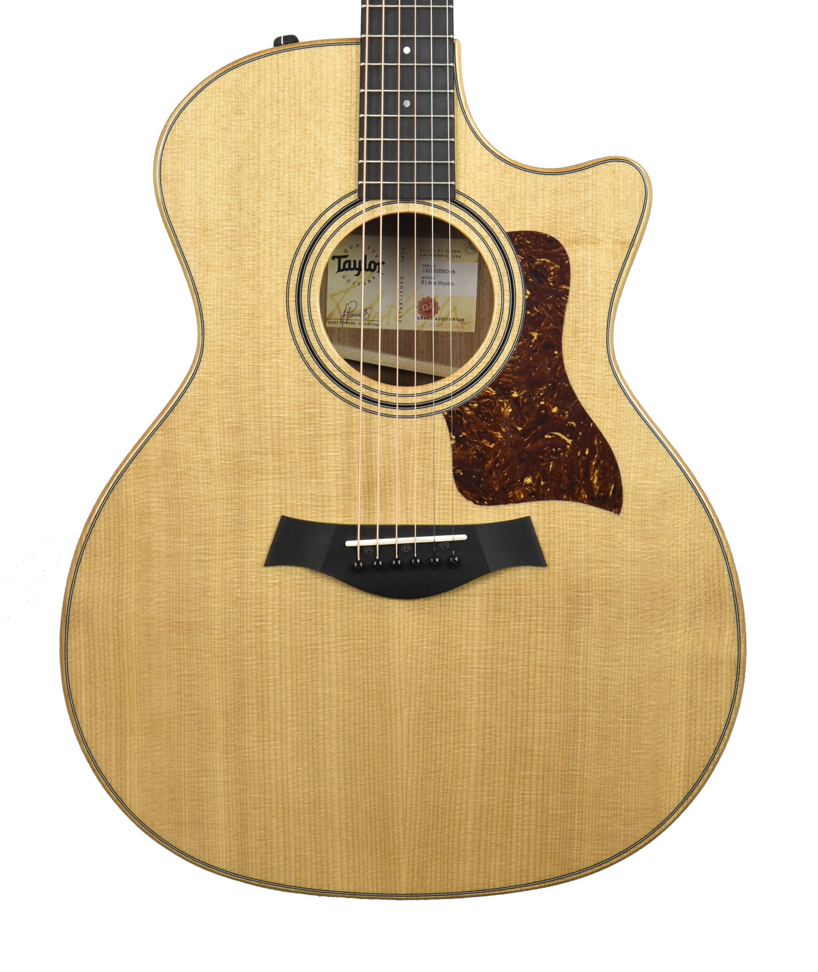 Taylor 314ce Studio Acoustic-Electric Guitar in Natural 1205055044