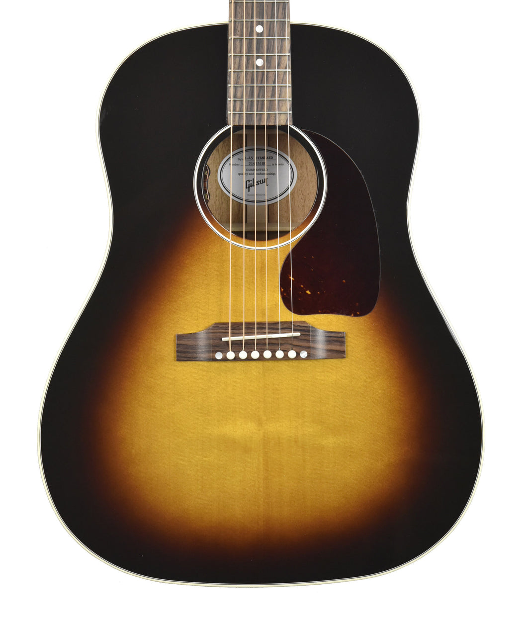 Gibson J-45 Standard Acoustic-Electric Guitar in Vintage Sunburst 21435100