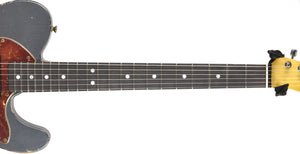 Fender Custom Shop Masterbuilt 68 Telecaster Thinline Relic by Greg Fessler in Charcoal Frost Metallic R135500 - The Music Gallery