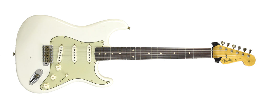 ◆ CustomElectr Relic OlympicWhiteStrato◆ Used 2023 Fender Custom Shop 62/63 Stratocaster Journeyman