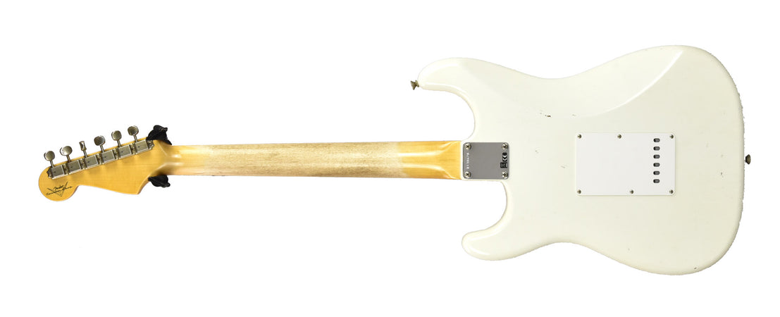 ◆ CustomElectr Relic OlympicWhiteStrato◆ Fender Custom Shop White Lightning Stratocaster Relic