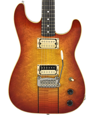 Used 1983 Flynn Guitars A-440 No 10 Electric Guitar in Cherry Burst A14570