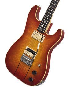 Used 1983 Flynn Guitars A-440 No 10 Electric Guitar in Cherry Burst A14570 - The Music Gallery