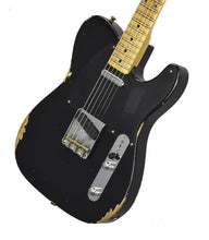 Fender Custom Shop 50s Telecaster Relic 1 Piece Body in Black R140582 - The Music Gallery