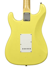Fender Custom Shop 63 Stratocaster Journeyman Relic in Graffiti Yellow R134744 - The Music Gallery