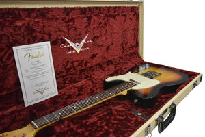 Used 2012 Fender Custom Shop Limited Edition Duo Tone Telecaster in Faded 3-Tone Sunburst CZ520330 - The Music Gallery