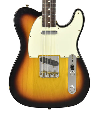 Used 2012 Fender Custom Shop Limited Edition Duo Tone Telecaster in Faded 3-Tone Sunburst CZ520330