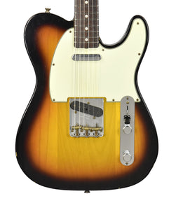 Used 2012 Fender Custom Shop Limited Edition Duo Tone Telecaster in Faded 3-Tone Sunburst CZ520330