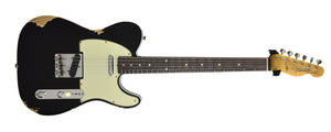 Fender Custom Shop 60 Telecaster Custom Relic in Black R141343 - The Music Gallery