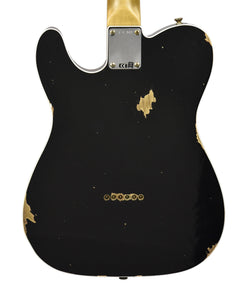 Fender Custom Shop 60 Telecaster Custom Relic in Black R141343 - The Music Gallery
