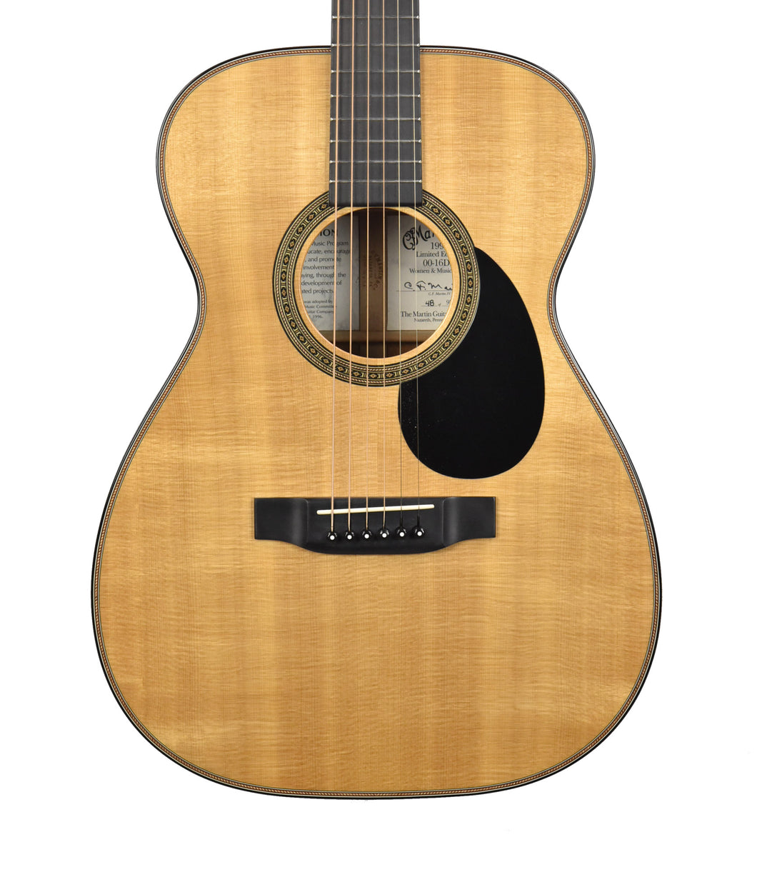 Used 1997 Martin Limited Edition 00-16DB Deep Body Women and Music 48 of 97 607954 - The Music Gallery