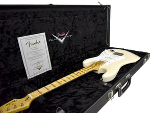 Used 2017 Fender Custom Shop Eric Clapton Signature Stratocaster Journeyman Relic in Aged White Blonde CZ531301 - The Music Gallery