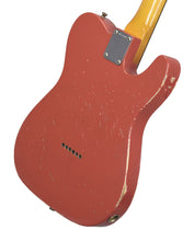 Used 2022 Fender Custom Shop 60 Telecaster Journeyman Relic Lefty Strung Righty in Fiesta Red R121190 - The Music Gallery