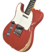 Used 2022 Fender Custom Shop 60 Telecaster Journeyman Relic Lefty Strung Righty in Fiesta Red R121190 - The Music Gallery