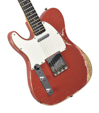 Used 2022 Fender Custom Shop 60 Telecaster Journeyman Relic Lefty Strung Righty in Fiesta Red R121190 - The Music Gallery