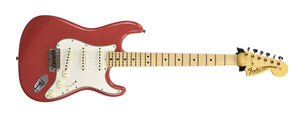 Fender Custom Shop 69 Stratocaster Journeyman Relic in Fiesta Red CZ577147 - The Music Gallery