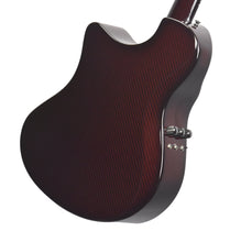 Used Emerald Guitar X10 Acoustic and Electric Guitar in Candy Striped Padauk 7514-22