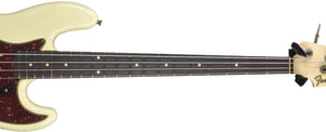 Fender Custom Shop 64 Jazz Bass Journeyman Relic in Vintage White R130907 - The Music Gallery