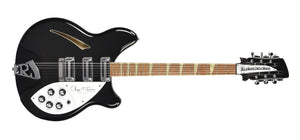Used 1989 Rickenbacker 370/12 Roger McGuinn 12-String in Jetglo E28663 - The Music Gallery