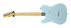 Fender Custom Shop 50s Telecaster Relic 1 Piece Body in Daphne Blue R136303 - The Music Gallery